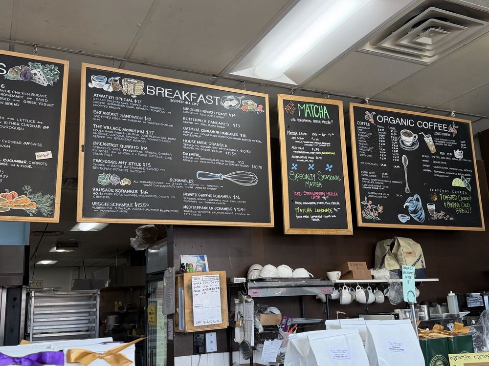 A beautiful breakfast sandwich from The Village Bakery and Cafe